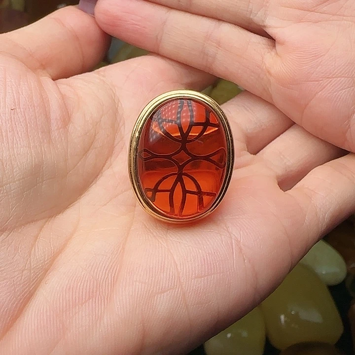 琥珀未镶嵌手链吊坠