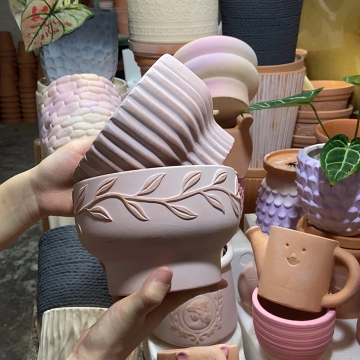 16×10雾化矮盆树叶+竖纹2个