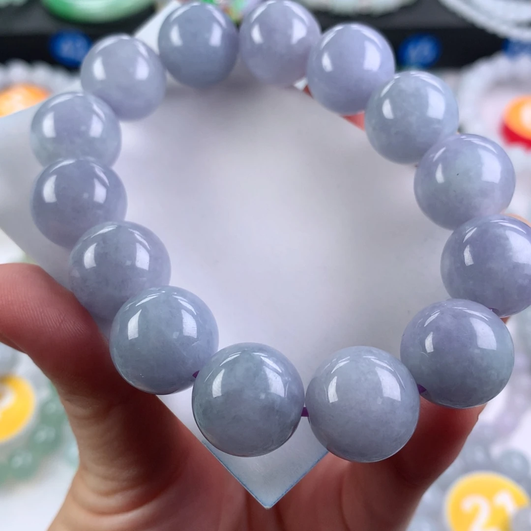 翡翠未镶嵌手链卡15.8