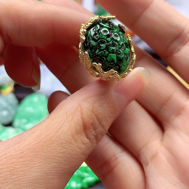 颈饰银S925镶嵌翡翠翡翠