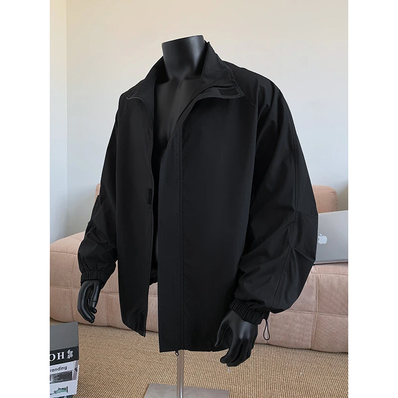 户外运动外套男春季高级感痞帅飞行员夹克春秋款美式高街大码上衣
