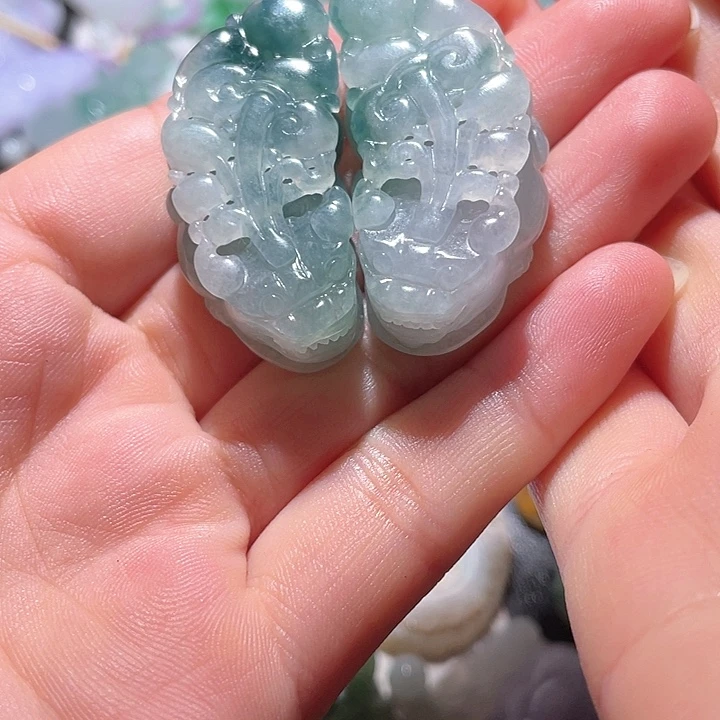 翡翠未镶嵌颈饰天然