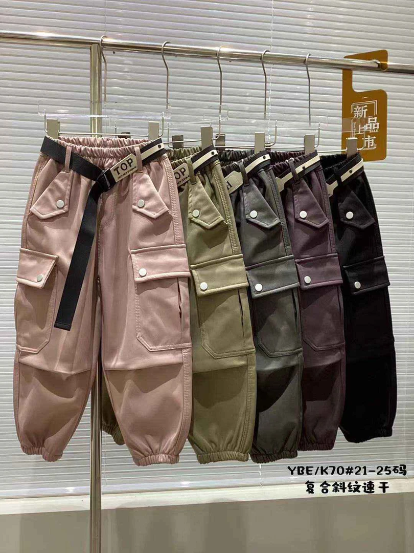 K70YBE工装裤单一体绒时尚女童女童