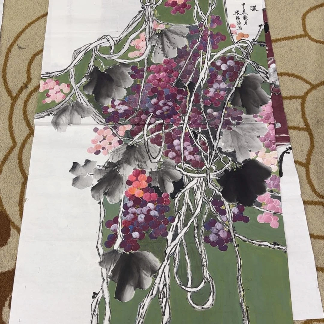 国画张haimiao四尺艺
