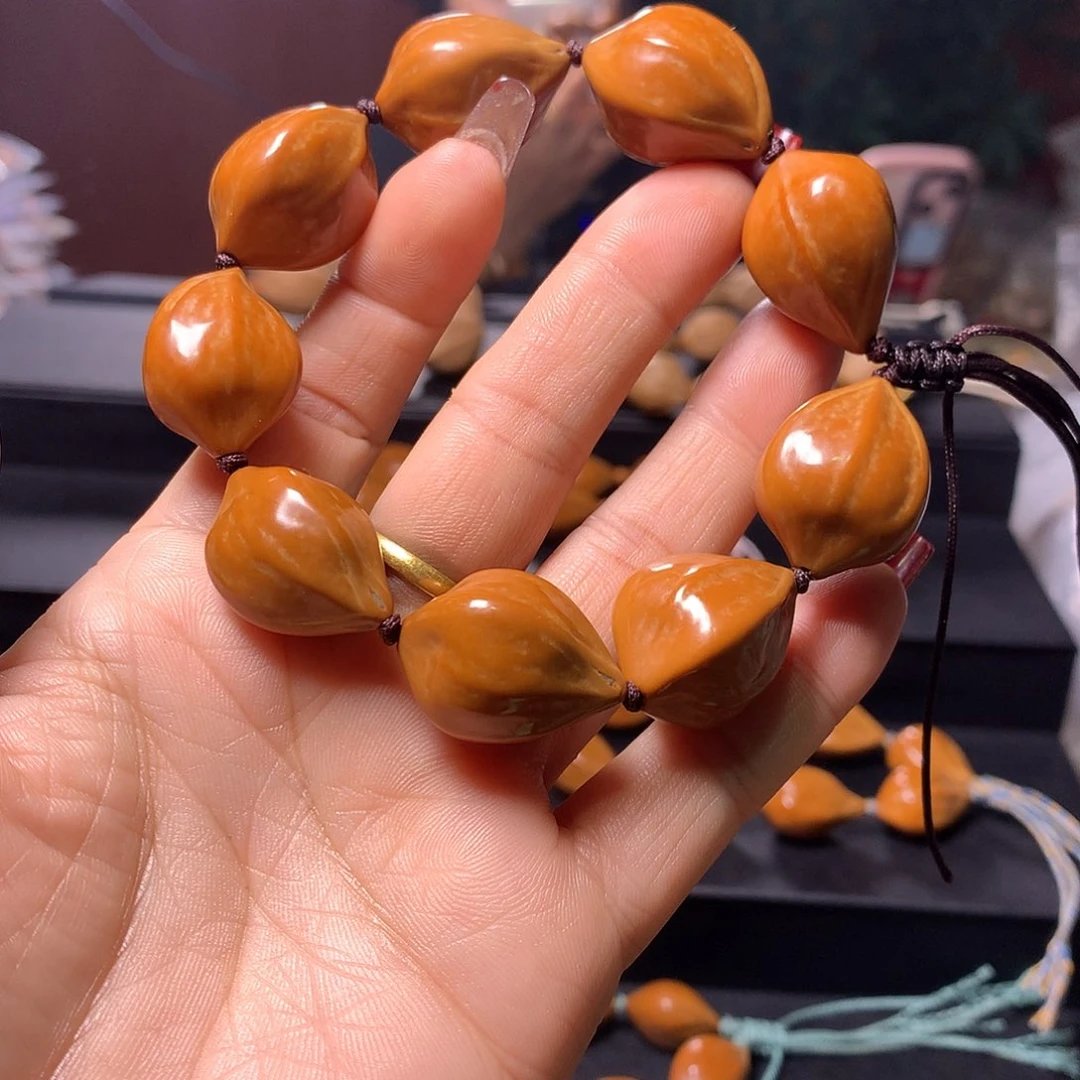 橄榄核手串/手链淘*三花手串