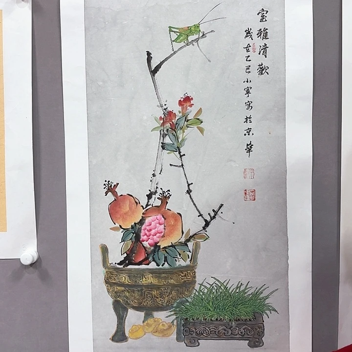 国画亲笔手绘放心去藏