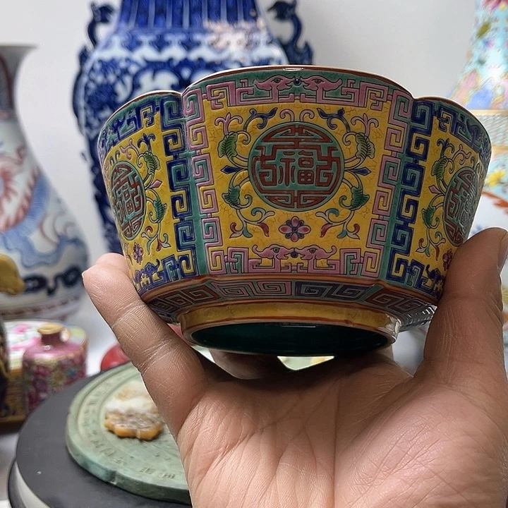 摆件彬**礼珐琅彩珐琅釉 碗