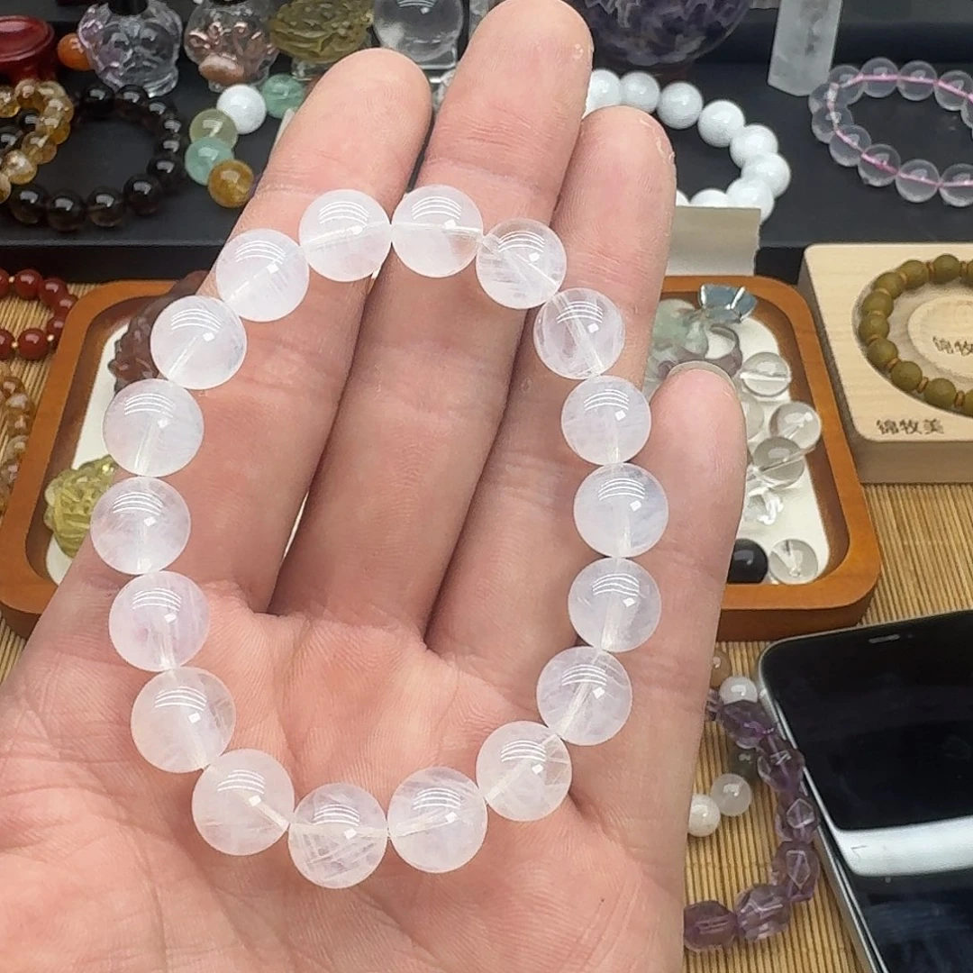 水晶银S925镶嵌手链