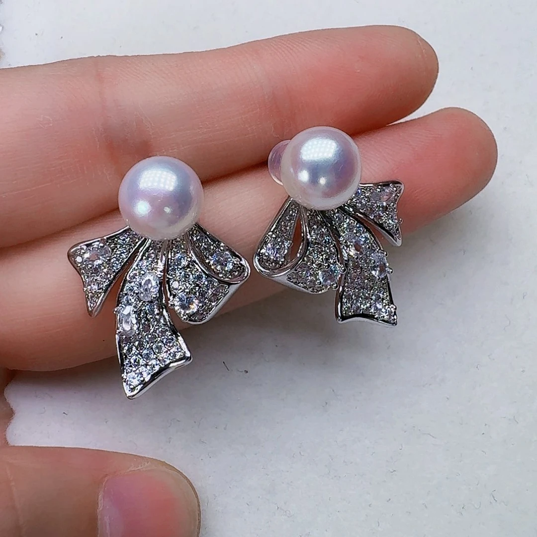 未镶嵌淡水珍珠耳饰