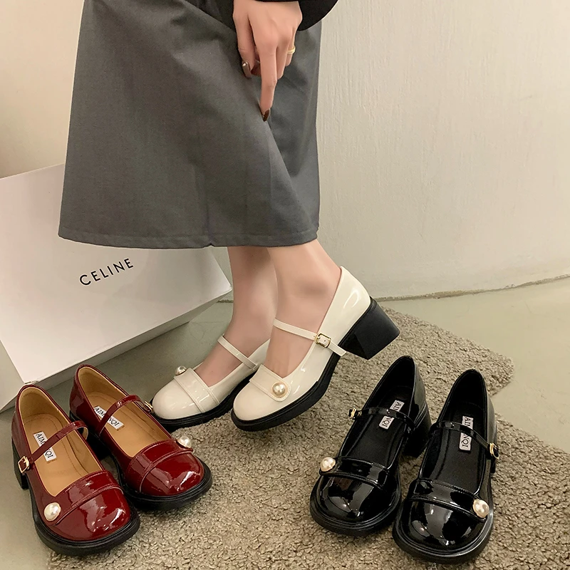 KC百搭时尚玛丽珍小单鞋女鞋