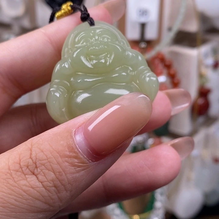 草***娃玛瑙/玉髓未镶嵌颈饰佛