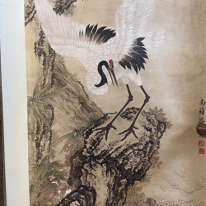 丁***腾带灯款装饰画沈老