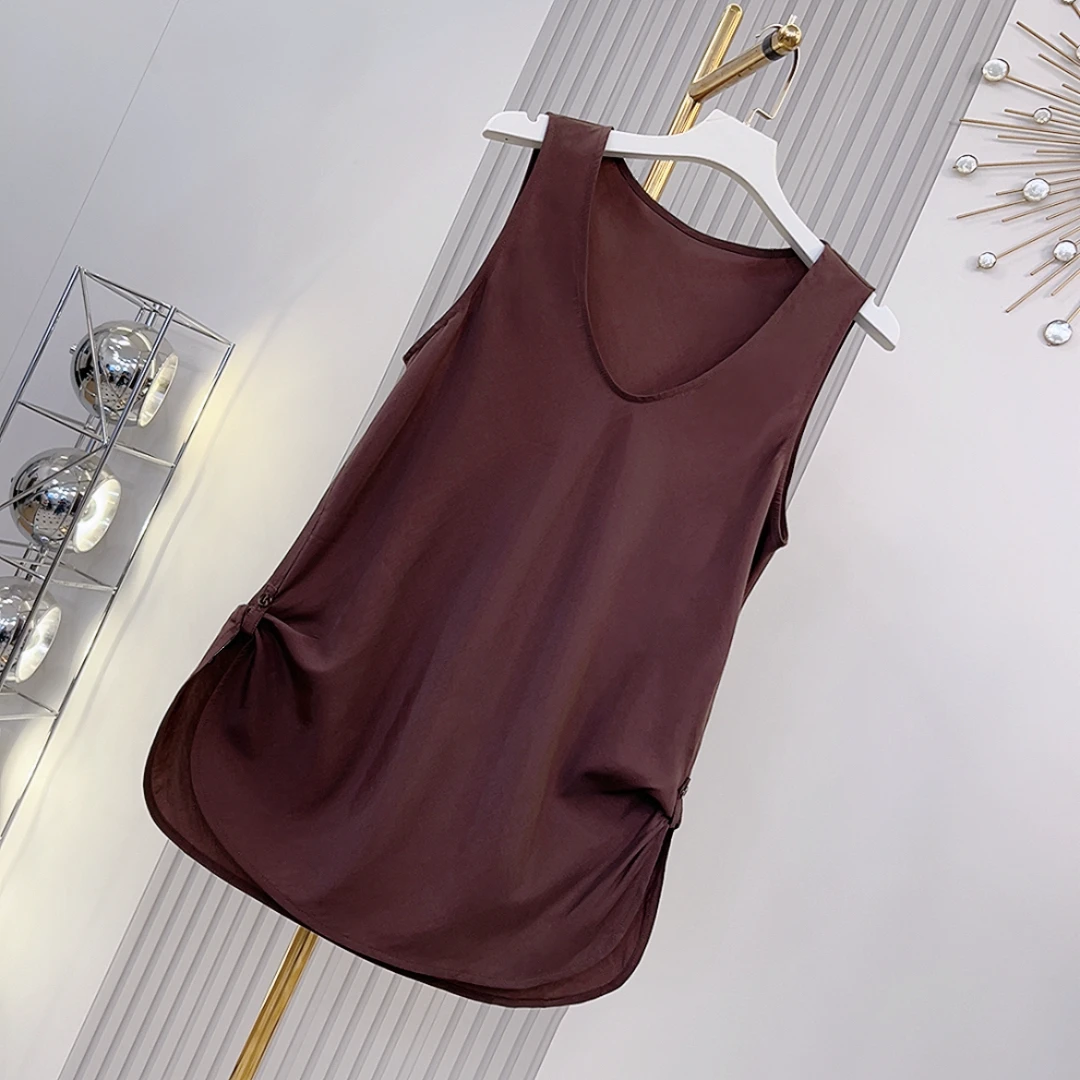 “海兰珠”背心 2025新款静奢老钱风优雅上衣