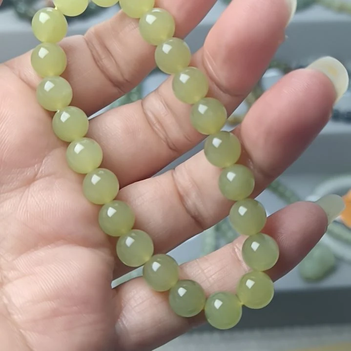 手链未镶嵌和田玉（糖玉）