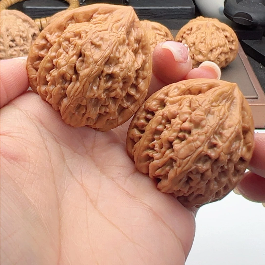 文玩核桃把件虎头王41