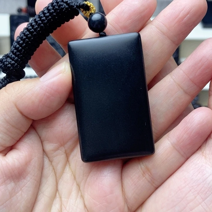 未镶嵌手链和田玉（墨玉）一**过三五毕业级无事牌