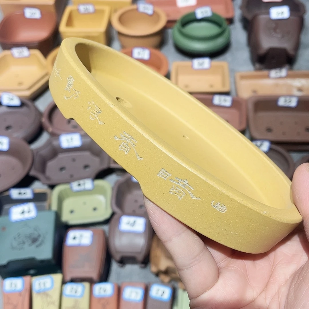 紫砂小盆14.5*9.5*1.5