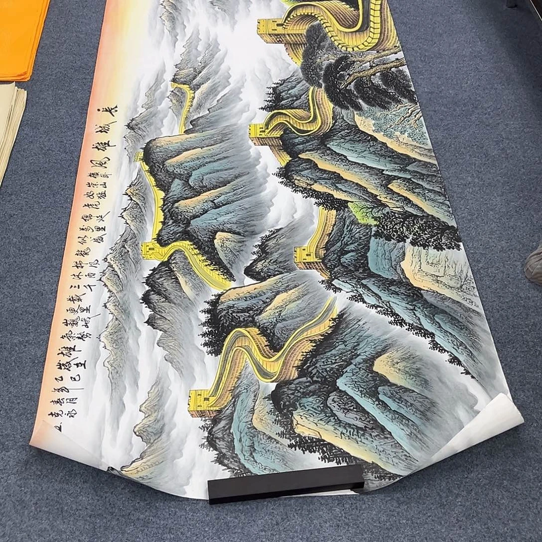 国画作品全场放漏