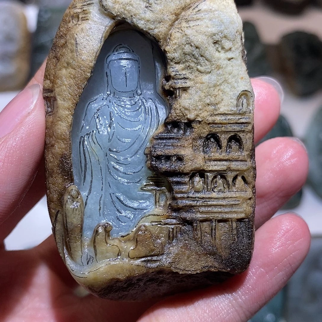 练***)定制翡翠未镶嵌翡翠