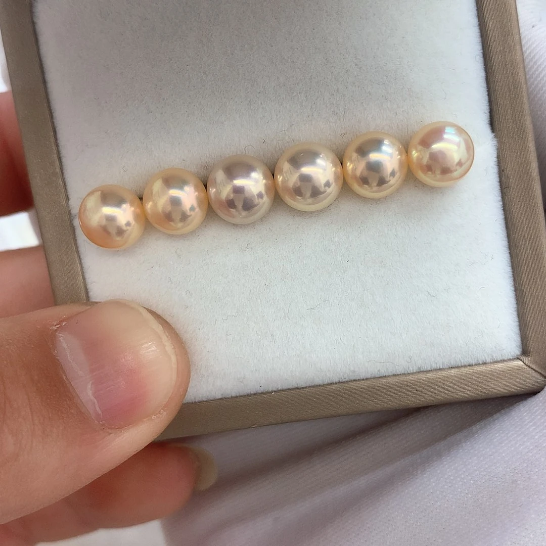 淡水珍珠耳饰未镶嵌定制