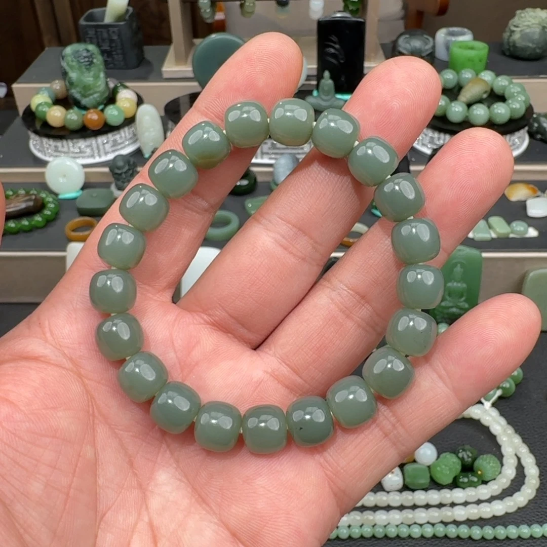 和田玉未镶嵌手链