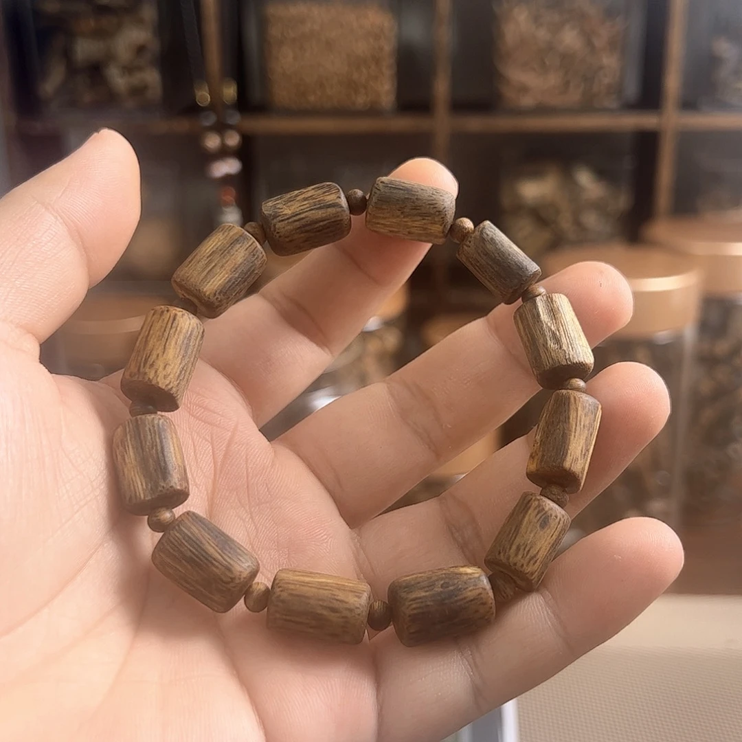 沉香手串树心油版头多圈多样性发一条
