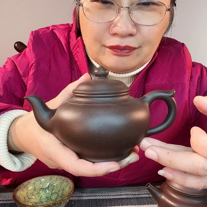 紫泥茶壶作品欣赏
