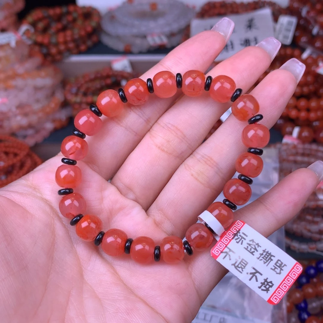 未镶嵌手链南红玛瑙卡8