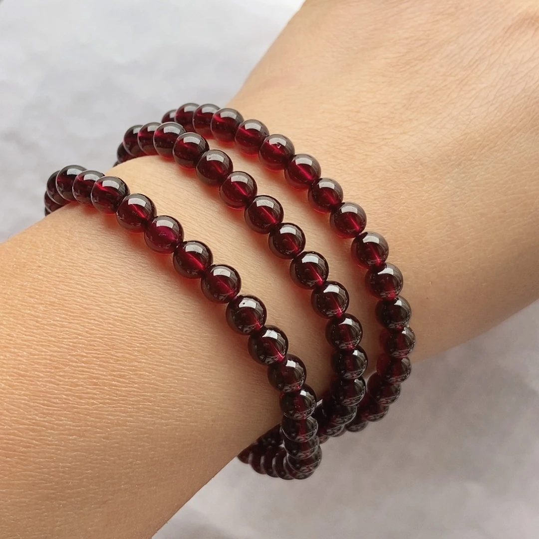 手链石榴石未镶嵌6:0福利