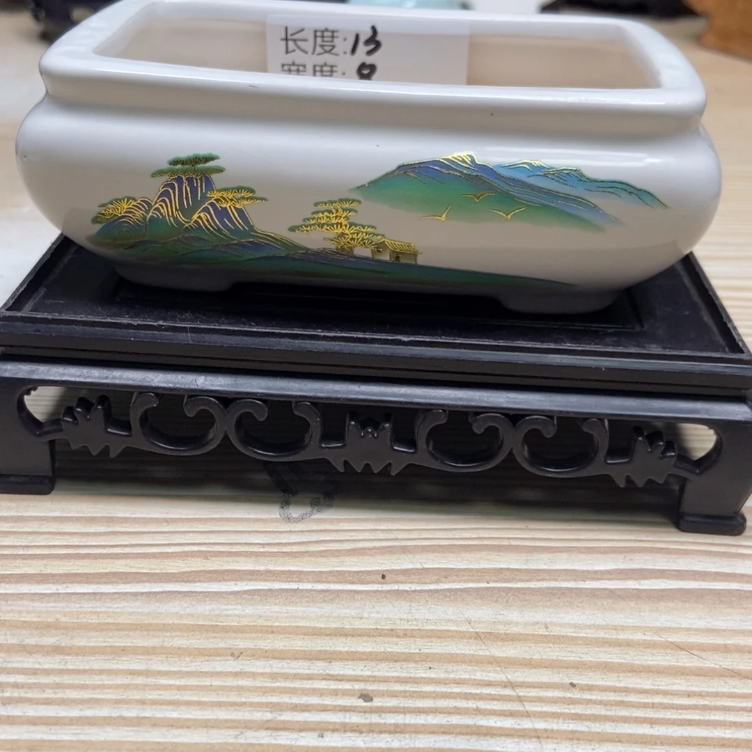 瓷片陶瓷花盆陶瓷艺术