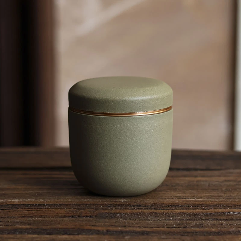 【野陶器】只是螺纹罐绿（悟器S0022）