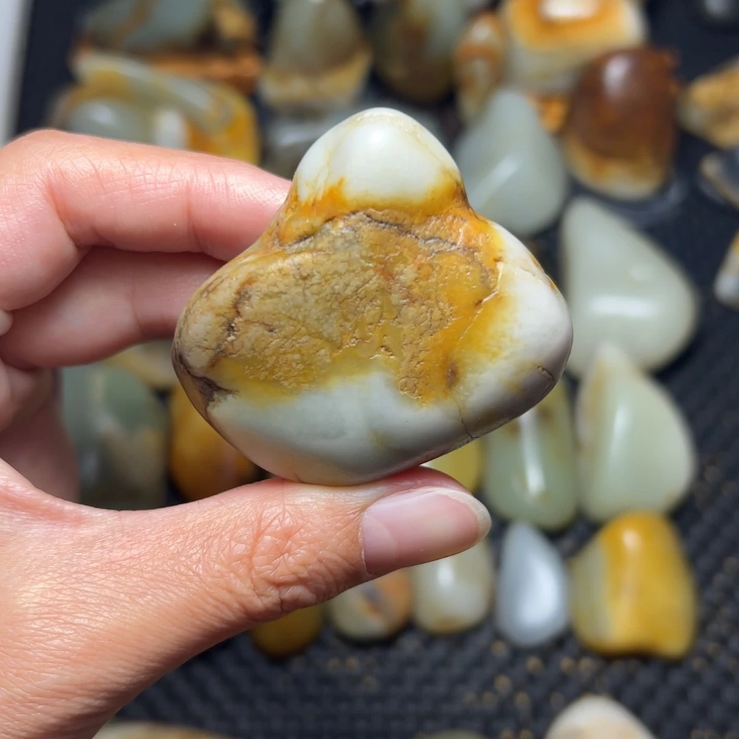 和田玉未镶嵌挂件33