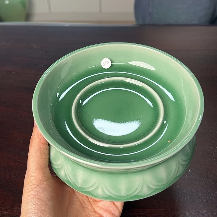 龙泉云间青瓷小米茶器