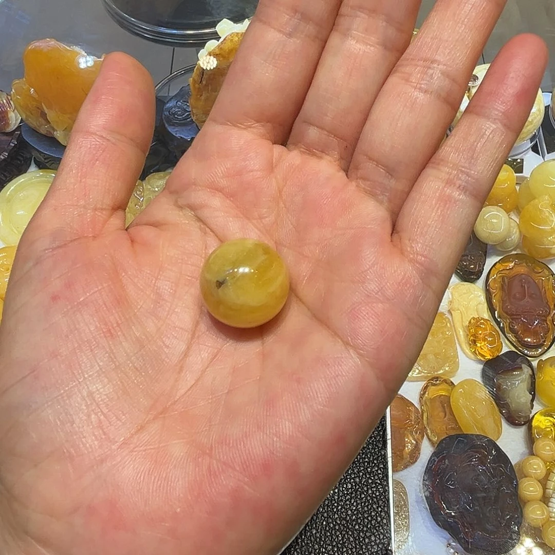 未镶嵌颈饰琥珀珠17+