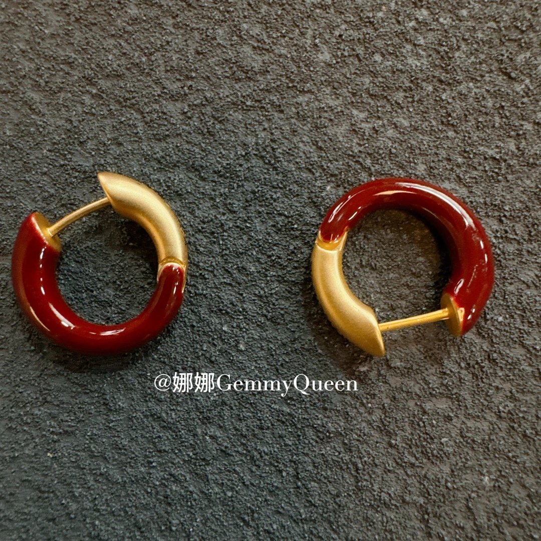 铜合金珐琅耳饰 娜娜GemmyQueen耳环GQ09462