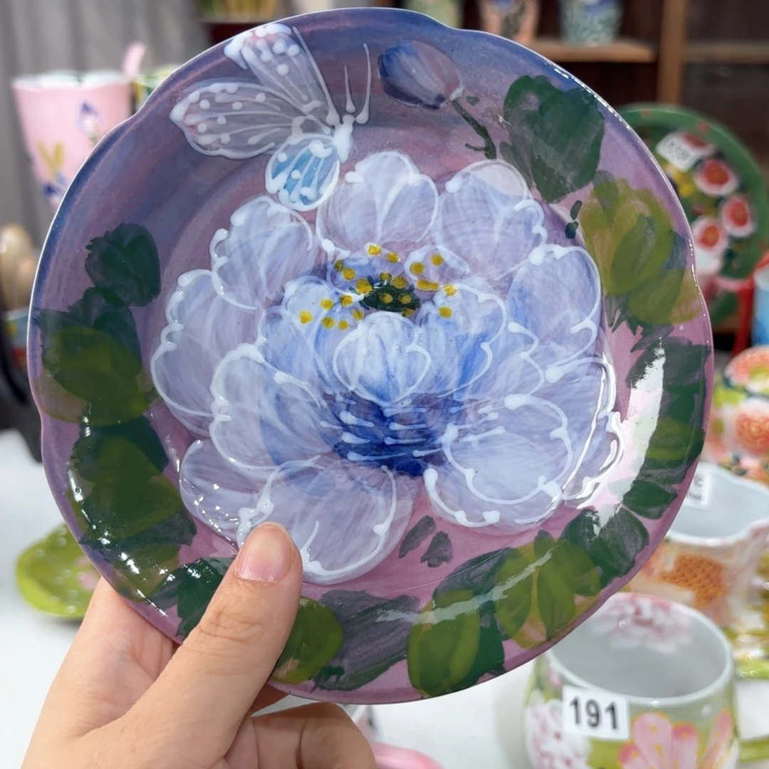 景德镇手绘高温釉下彩陶瓷茶具