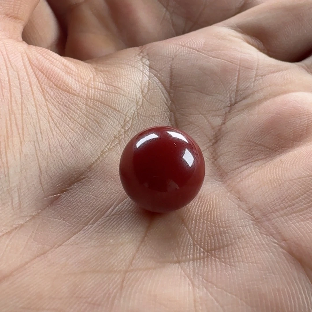 南红玛瑙未镶嵌圆珠14.1