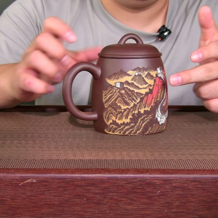 茶杯紫砂高货放漏
