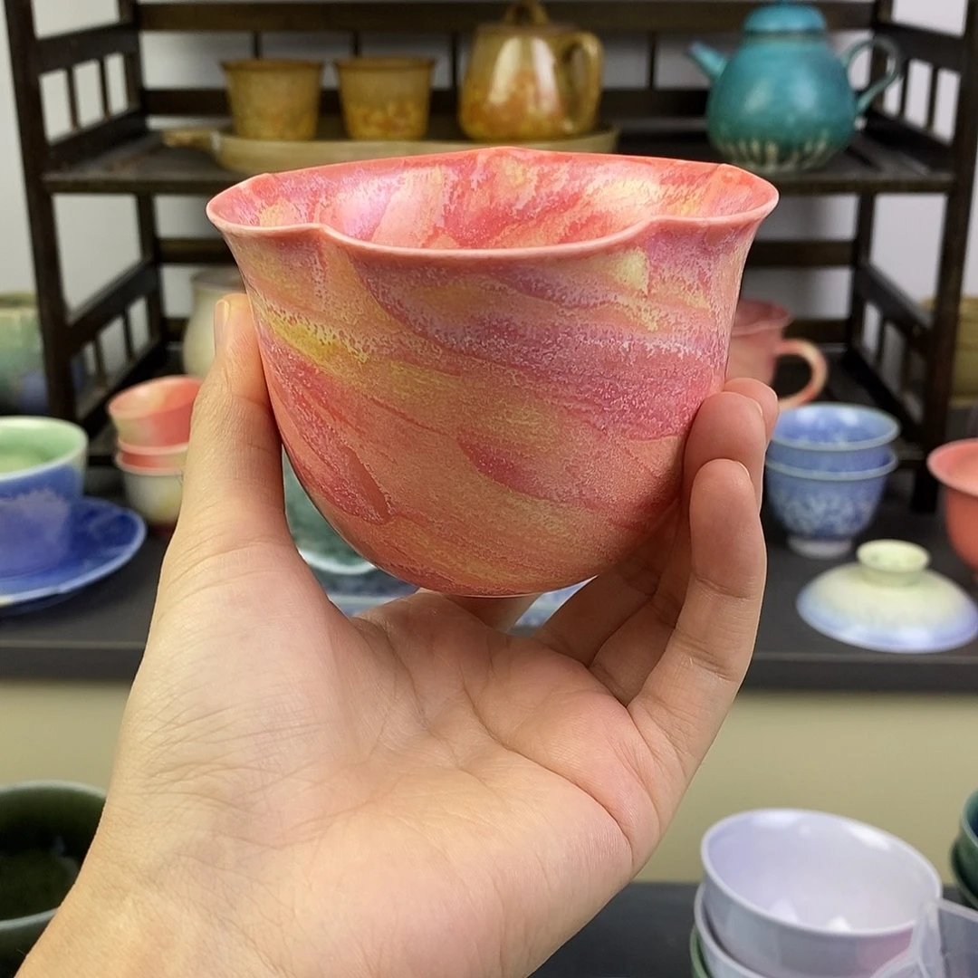 景德镇高温颜色釉咖啡杯