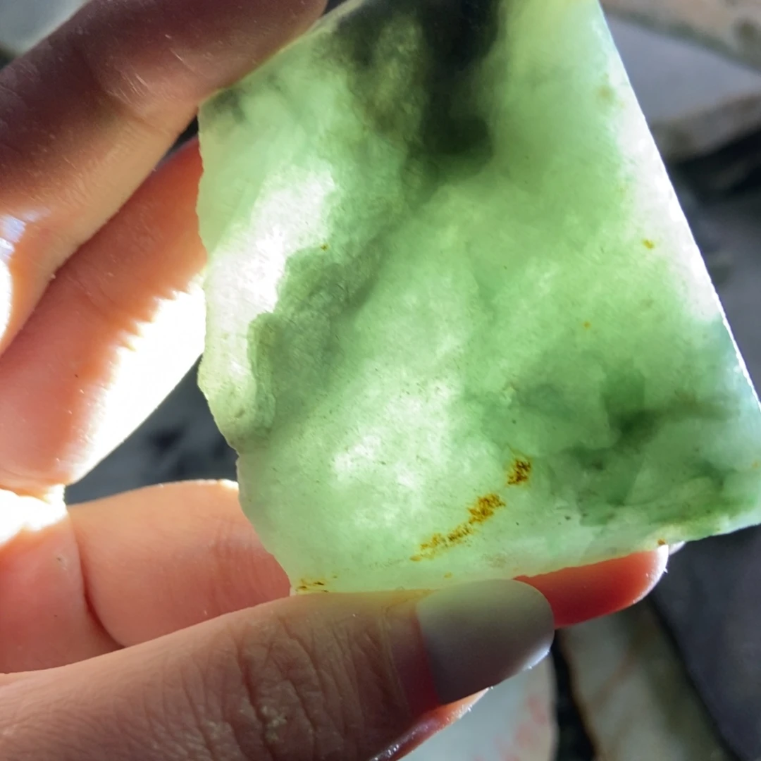 翡翠未镶嵌挂件天然翡翠