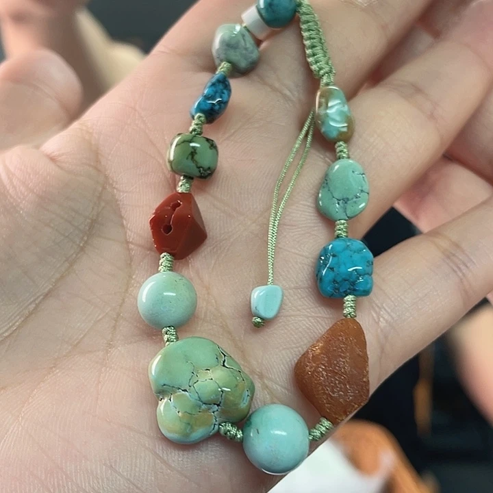 未镶嵌绿松石珠宝奇石