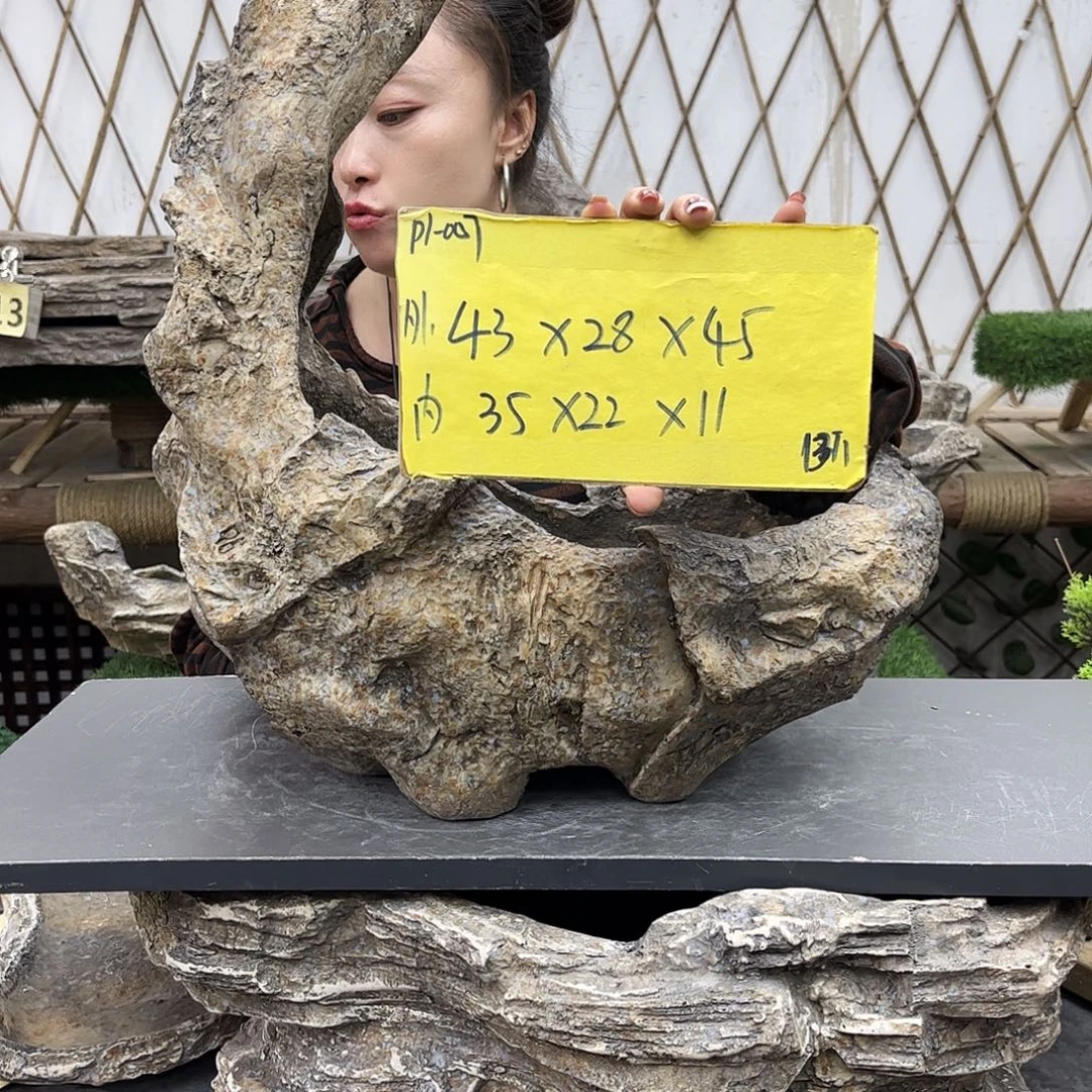 盆景盆异形花盆鱼缸p1-007