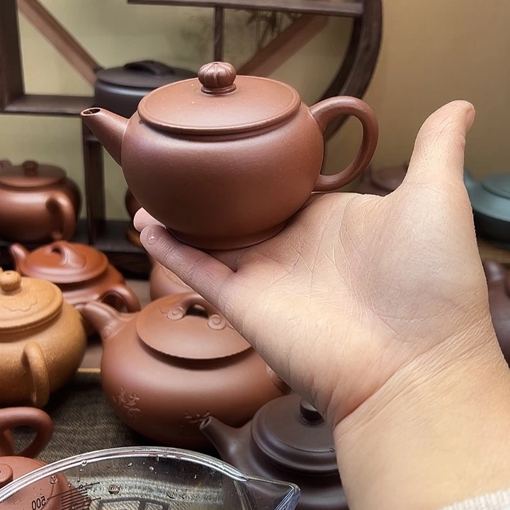 冰***岛紫砂茶壶紫砂壶。