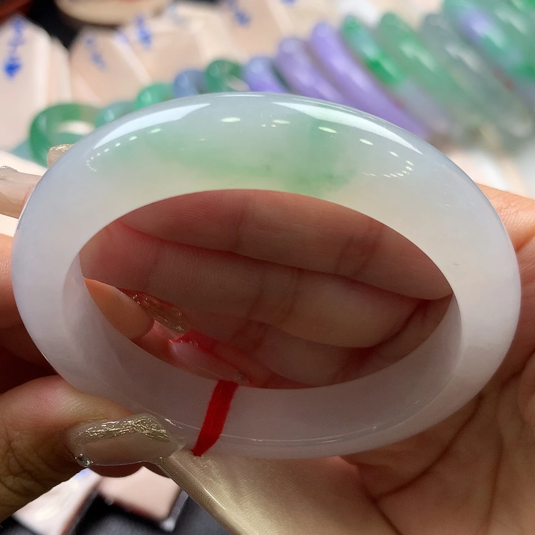 未镶嵌手镯翡翠56正圈