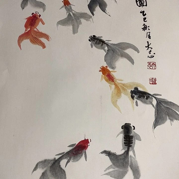 国画纯手绘写意画作