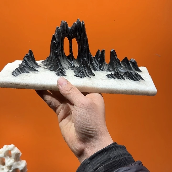 茶宠王*奇石茶宠鱼缸文房摆件