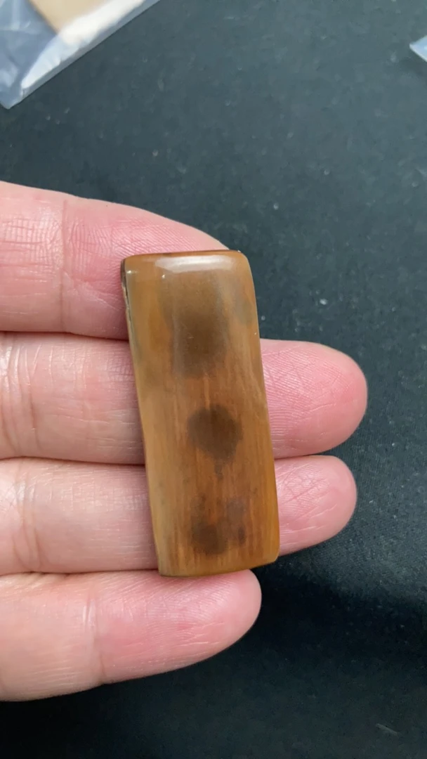 [P03123]瑕疵天然猛犸牙牙尖男女士挂件吊坠包挂手机挂国潮中国风