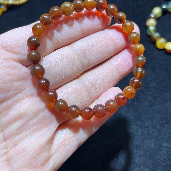 琥珀未镶嵌手串緬甸琥珀