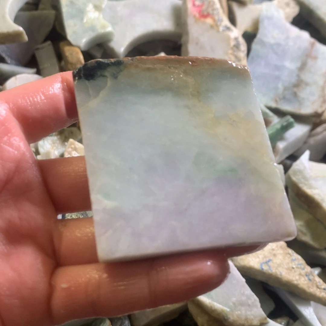 翡翠颈饰未镶嵌缅甸翡翠