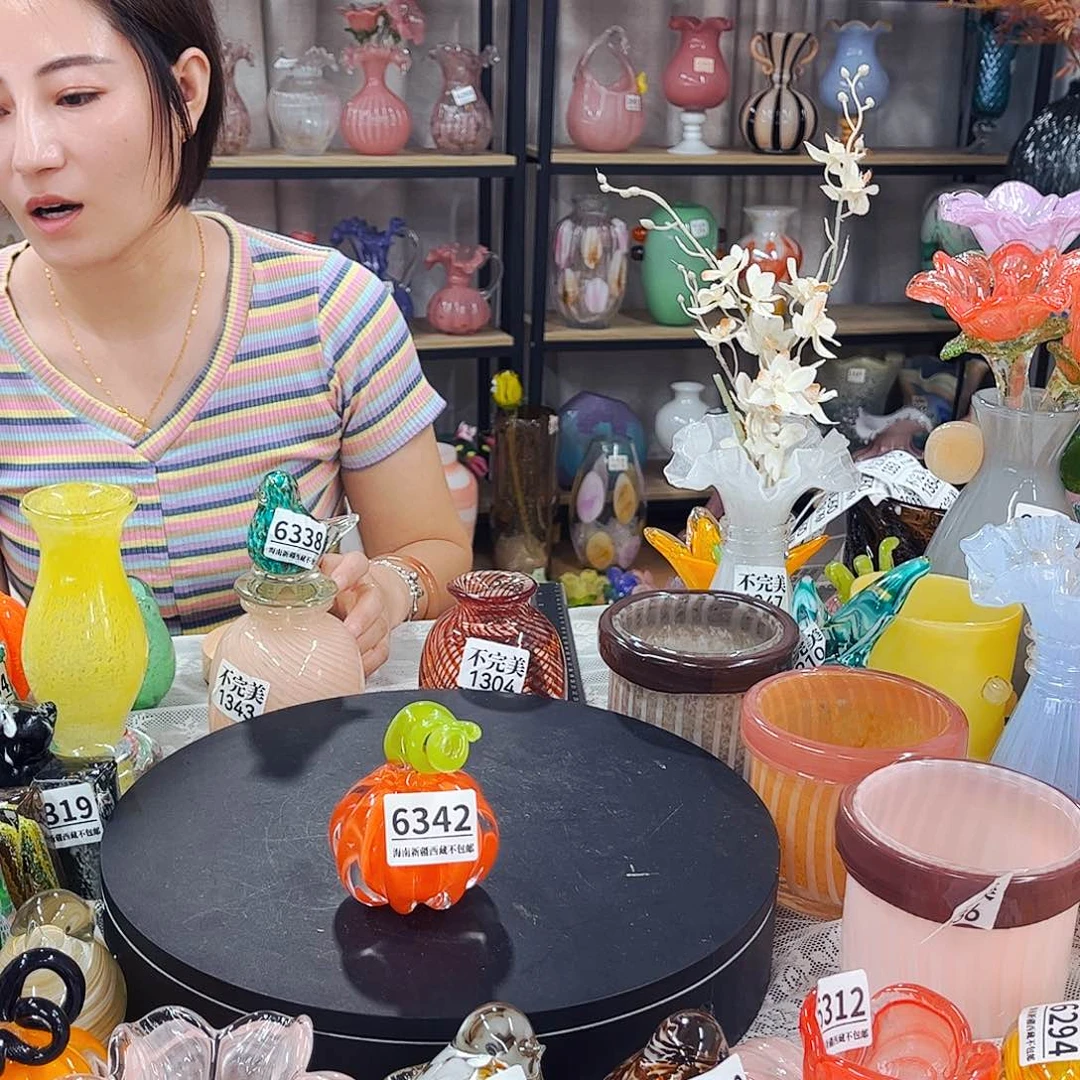 6342实心小南瓜 家悦花瓶摆件